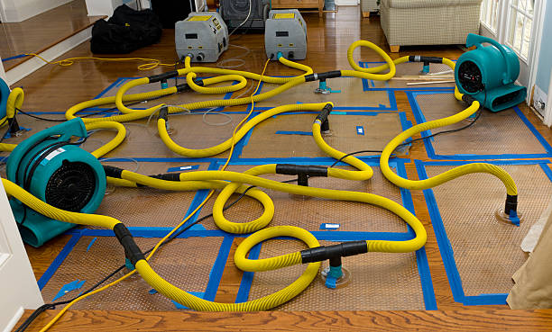 Professional Crawl Space Water Removal technician working in Brooks, ME